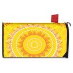Mandala Sun Print Mailbox Cover