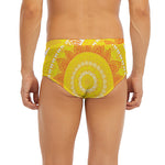 Mandala Sun Print Men's Briefs