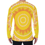 Mandala Sun Print Men's Long Sleeve T-Shirt