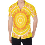 Mandala Sun Print Men's Shirt