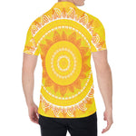 Mandala Sun Print Men's Shirt