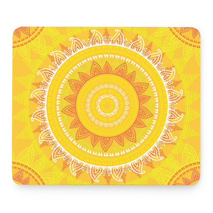 Mandala Sun Print Mouse Pad