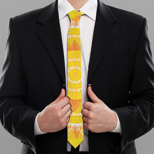 Mandala Sun Print Necktie