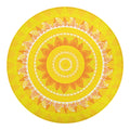 Mandala Sun Print Round Blanket