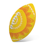 Mandala Sun Print Rugby Ball
