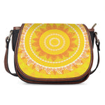 Mandala Sun Print Saddle Bag