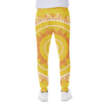 Mandala Sun Print Scuba Joggers