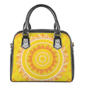 Mandala Sun Print Shoulder Handbag