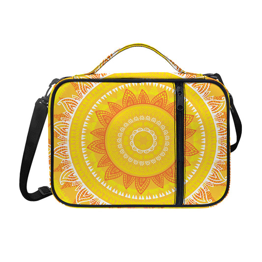 Mandala Sun Print Shoulder Strap Bible Bag