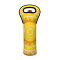 Mandala Sun Print Single Neoprene Wine Tote