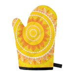 Mandala Sun Print Single Oven Mitt