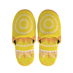 Mandala Sun Print Slippers