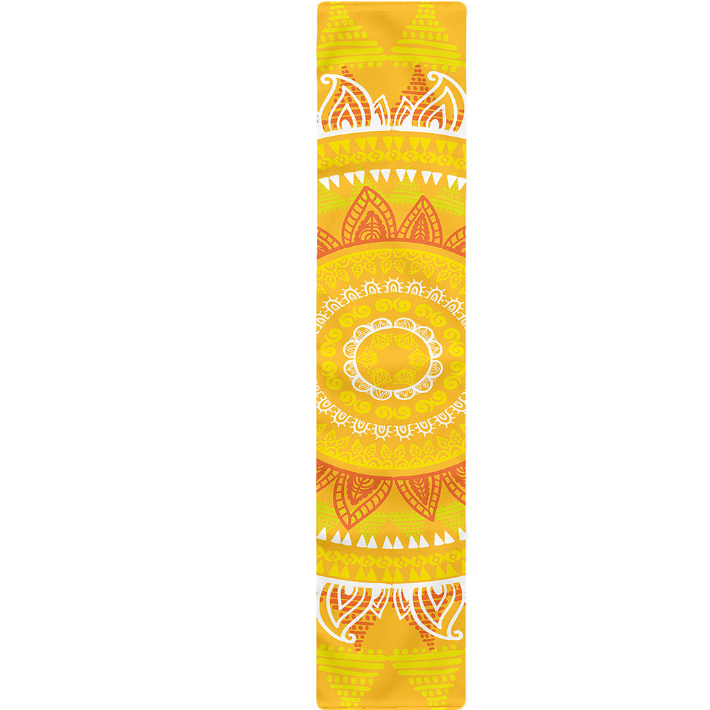 Mandala Sun Print Table Runner