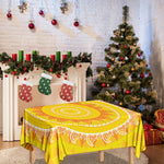 Mandala Sun Print Tablecloth