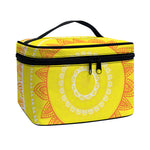 Mandala Sun Print Travel Makeup Bag