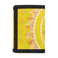 Mandala Sun Print Trifold Wallet