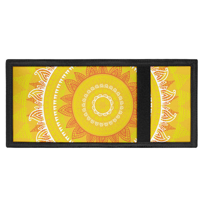 Mandala Sun Print Trifold Wallet