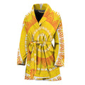 Mandala Sun Print Women's Bathrobe