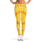 Mandala Sun Print Women's Leggings