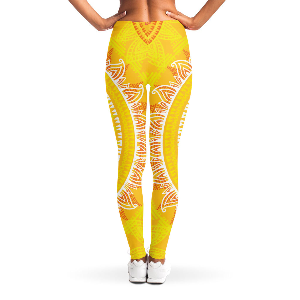 Mandala Sun Print Women's Leggings