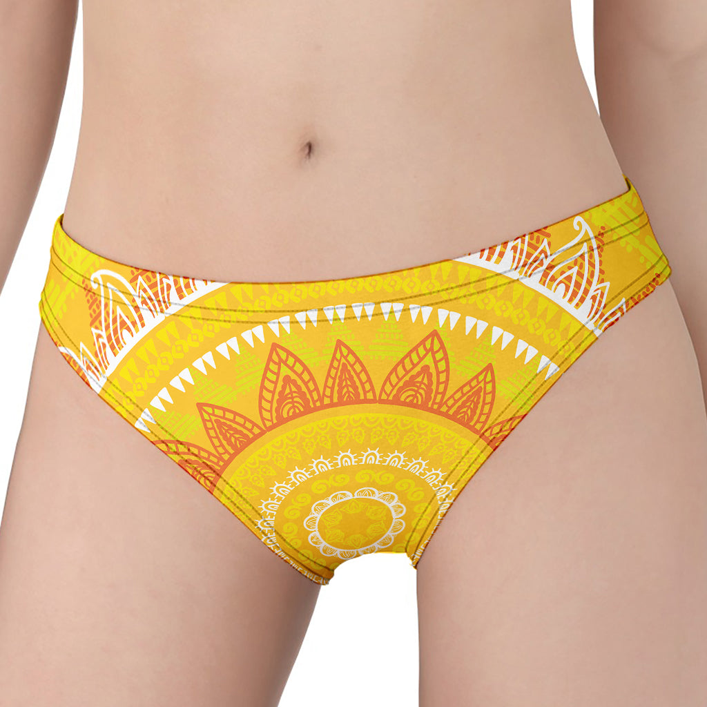 Mandala Sun Print Women's Panties