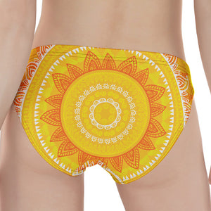 Mandala Sun Print Women's Panties