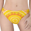 Mandala Sun Print Women's Thong