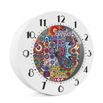 Mandala Tile Bohemian Pattern Print Alarm Clock