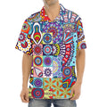 Mandala Tile Bohemian Pattern Print Aloha Shirt