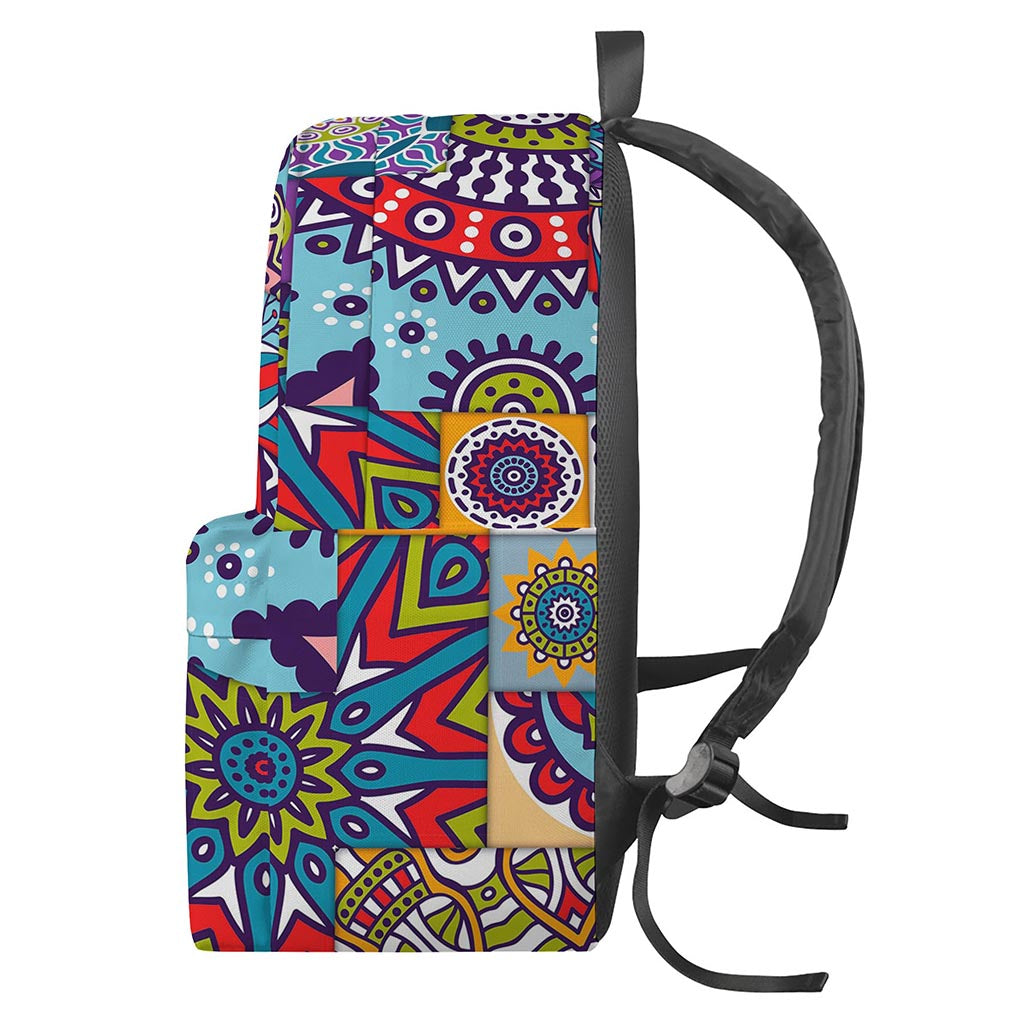 Mandala Tile Bohemian Pattern Print Backpack