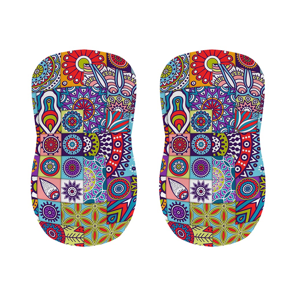 Mandala Tile Bohemian Pattern Print Bar Stool Covers