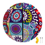 Mandala Tile Bohemian Pattern Print Basketball