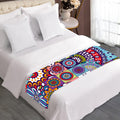 Mandala Tile Bohemian Pattern Print Bed Runner