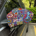 Mandala Tile Bohemian Pattern Print Car Side Mirror Covers