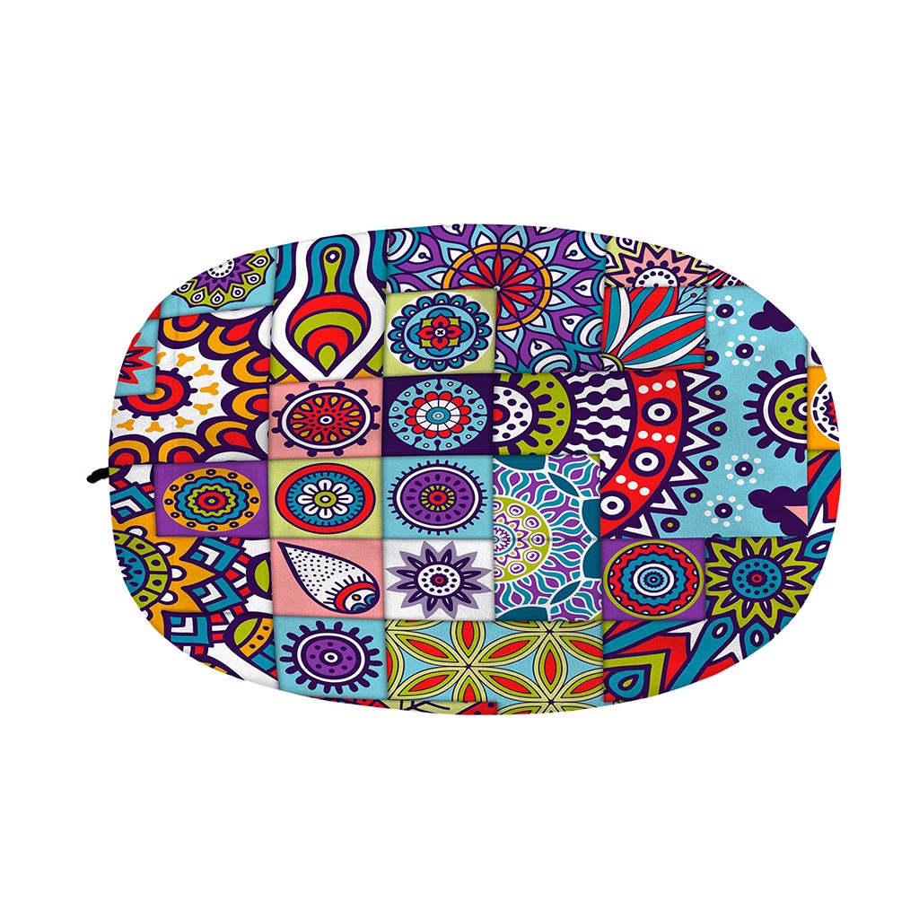Mandala Tile Bohemian Pattern Print Car Side Mirror Covers