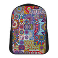 Mandala Tile Bohemian Pattern Print Casual Backpack
