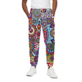Mandala Tile Bohemian Pattern Print Cotton Sweatpants