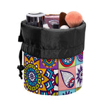 Mandala Tile Bohemian Pattern Print Drawstring Makeup Bag