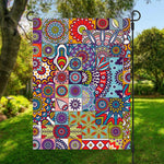 Mandala Tile Bohemian Pattern Print Garden Flag