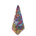 Mandala Tile Bohemian Pattern Print Hand Towel