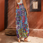 Mandala Tile Bohemian Pattern Print Harem Pants