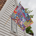 Mandala Tile Bohemian Pattern Print House Flag