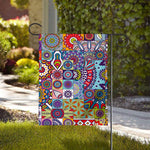 Mandala Tile Bohemian Pattern Print House Flag