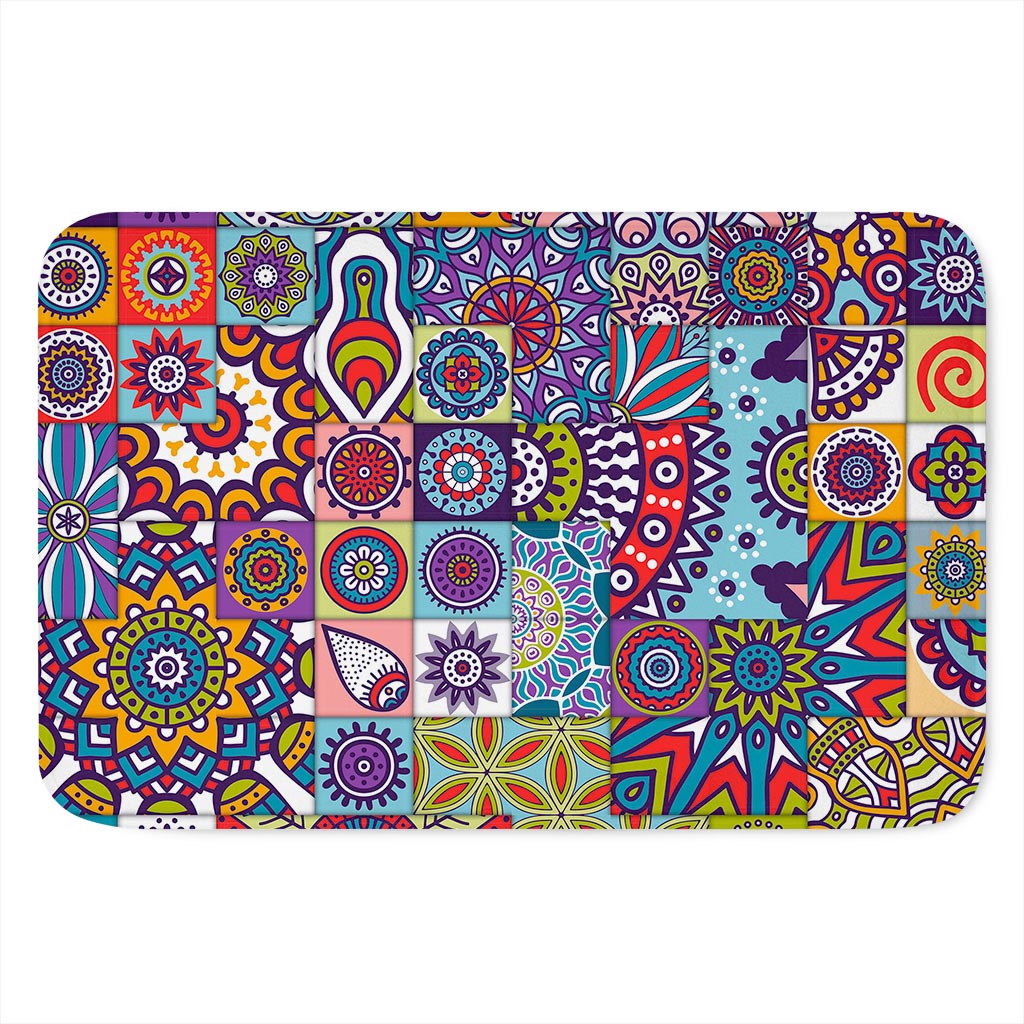 Mandala Tile Bohemian Pattern Print Indoor Door Mat