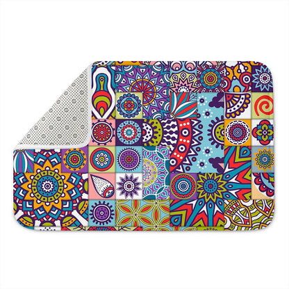 Mandala Tile Bohemian Pattern Print Indoor Door Mat
