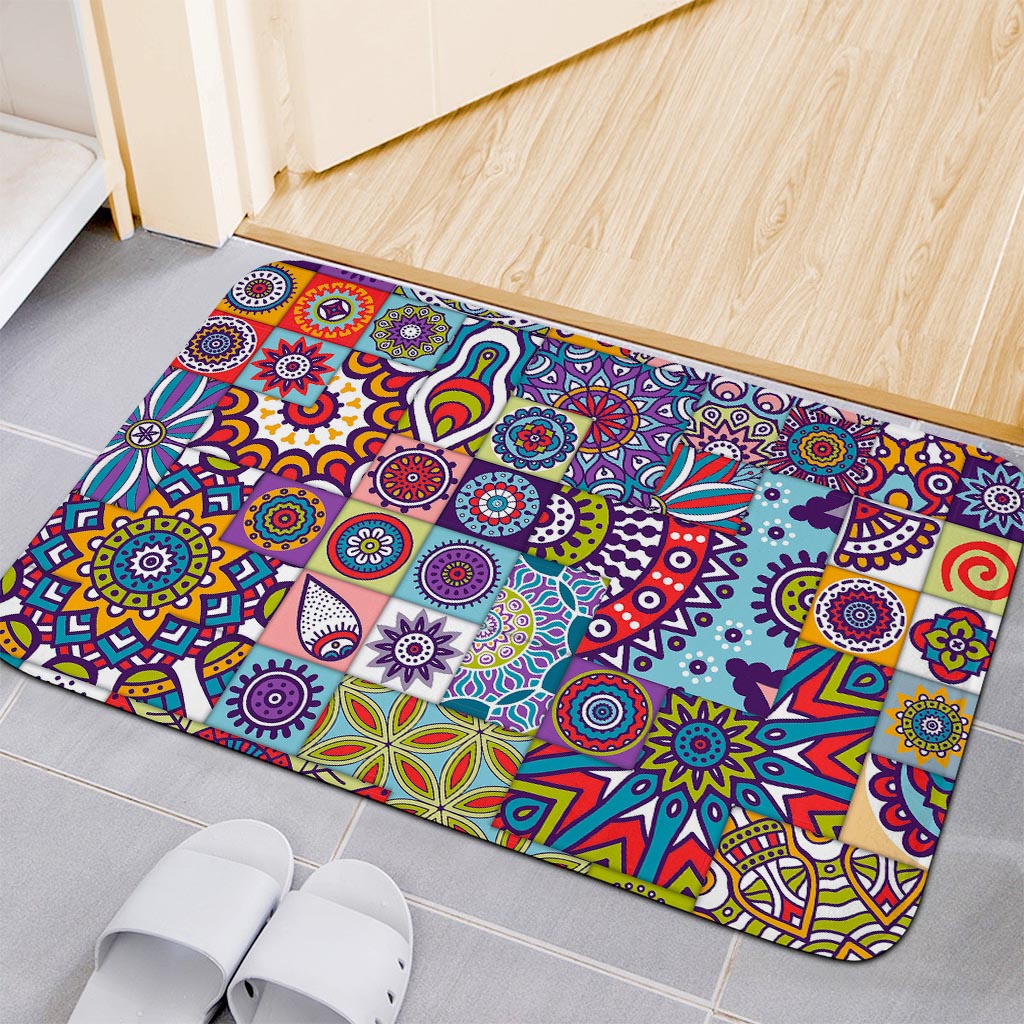 Mandala Tile Bohemian Pattern Print Indoor Door Mat