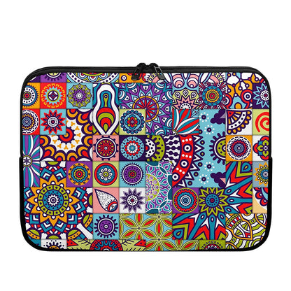 Mandala Tile Bohemian Pattern Print Laptop Sleeve