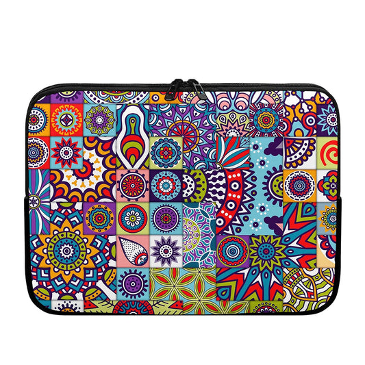 Mandala Tile Bohemian Pattern Print Laptop Sleeve
