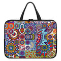 Mandala Tile Bohemian Pattern Print Laptop Sleeve With Handle
