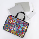 Mandala Tile Bohemian Pattern Print Laptop Sleeve With Handle